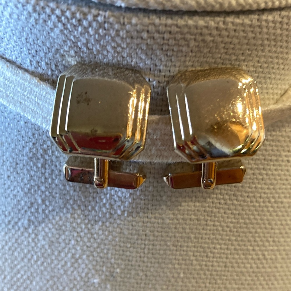 vintage Swank Gold Cufflinks
